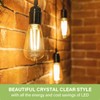Sigalux Edison Bulbs, E26 LED Bulb ST58 Filament Clear Non-Dimmable