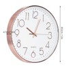 Simple Mute Quartz Wall Big Watch Hanging Clock Home Office