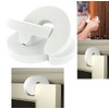 4 Foam White Door Guards Finger Protector Jammer Stopper Baby