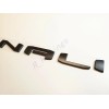GMC 2pcs New Matte Black DENALI HD Emblems Letters Fit