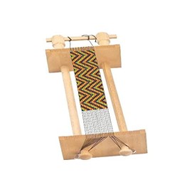 Glückskäfer 540018 Perlenwebrahmen, 10 cm (ohne Perlen)