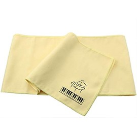 Ruiwaer Yellow Piano Key Cover Keyboard Dust Proof Flannel Cloth for 88 Keys Electronic Keyboard, Digital Piano, Yamaha, Casio, Roland, Consoles