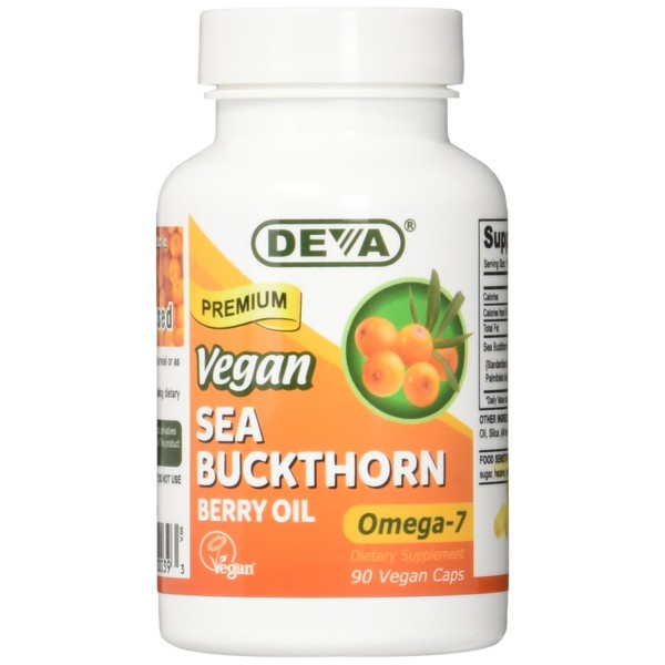 Deva Vegan Vitamins Sea-Buckthorn Oil 500 Mg Vcap, 90 Count