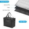 PATIKIL 16.1"x9.1"x13" Insulated Reusable Grocery Bag, Food Delivery Insulated Cooler