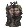Nemesis Now Entwined Two Faces Ornament, Resin, Multicolour, 18.8cm