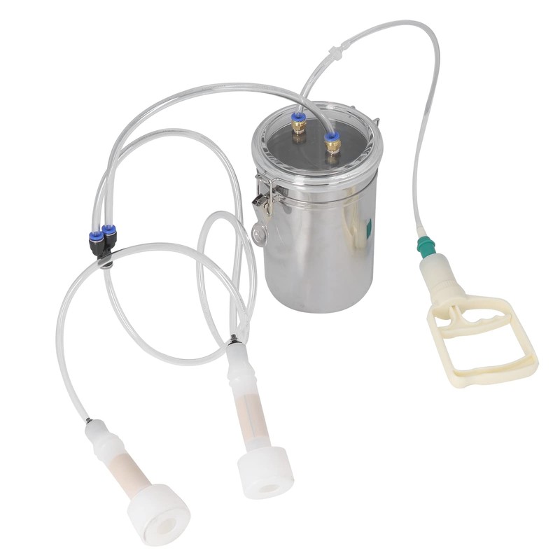 Cocoarm Manual Milking Machine, 2000 ml Effortless Milking Machine, Effort-Saving