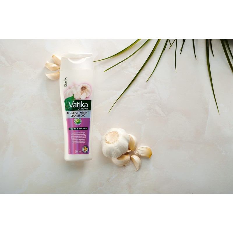Vatika Naturals Dabur Vatika Garlic Repair & Restore Shampoo 200