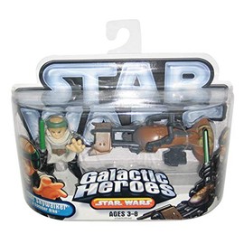 Luke Skywalker & Speeder Bike Galactic Heroes