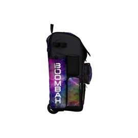 Boombah Rolling Superpack 2.0 Baseball/Softball Gear Bag - 23-1/2" x 13-1/2" x 9-1/2" - Nebula 2.0 Multi - Telescopic Handle - Holds 4 Bats - Wheeled Version
