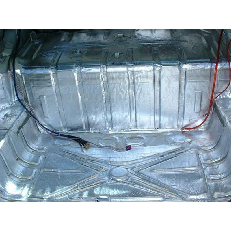 FatMat Self-Adhesive Rattletrap Auto Sound Deadener Pack with Install Kit