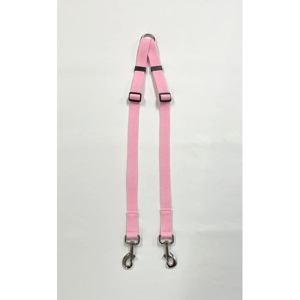 Dog Coupler/Splitter Lead Dual Walking Leash Adjustable 25mm/1" Webbing 2