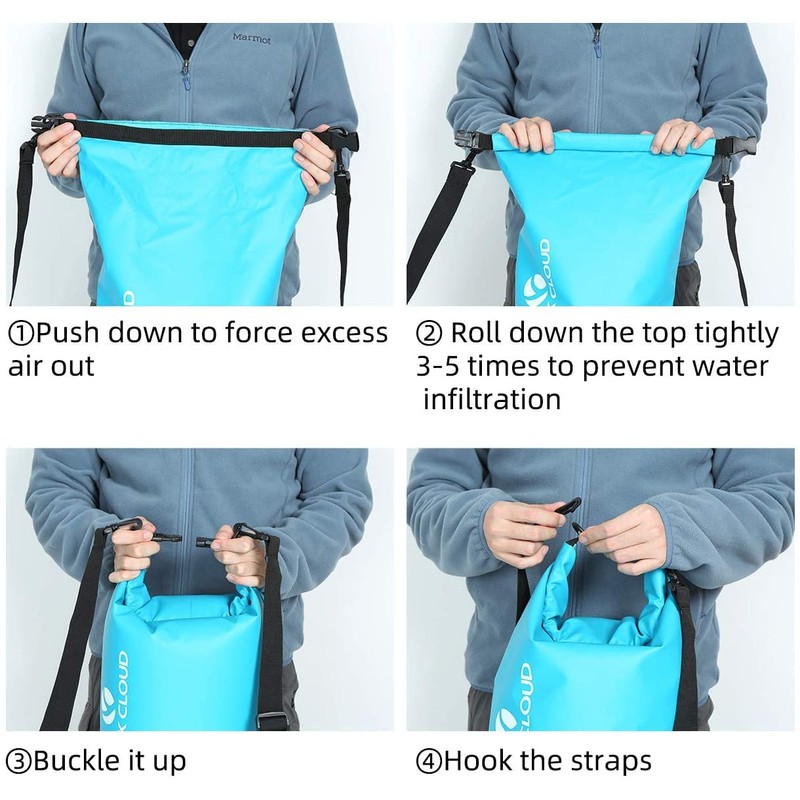 ROCK CLOUD Dry Bag Waterproof 5L Dry Sack for Kayaking