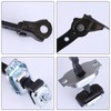 Aublinto 4Pcs Front Left Door Stopper Check Hinge Check Strap