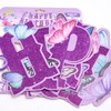 Butterfly Birthday Banner, Purple, Pink, and Gold, Party Decoration