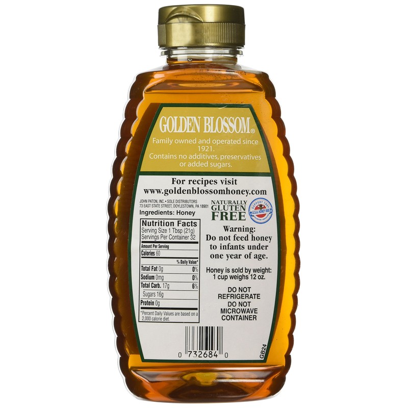 Golden Blossom Honey 24 Oz (3 Pack)