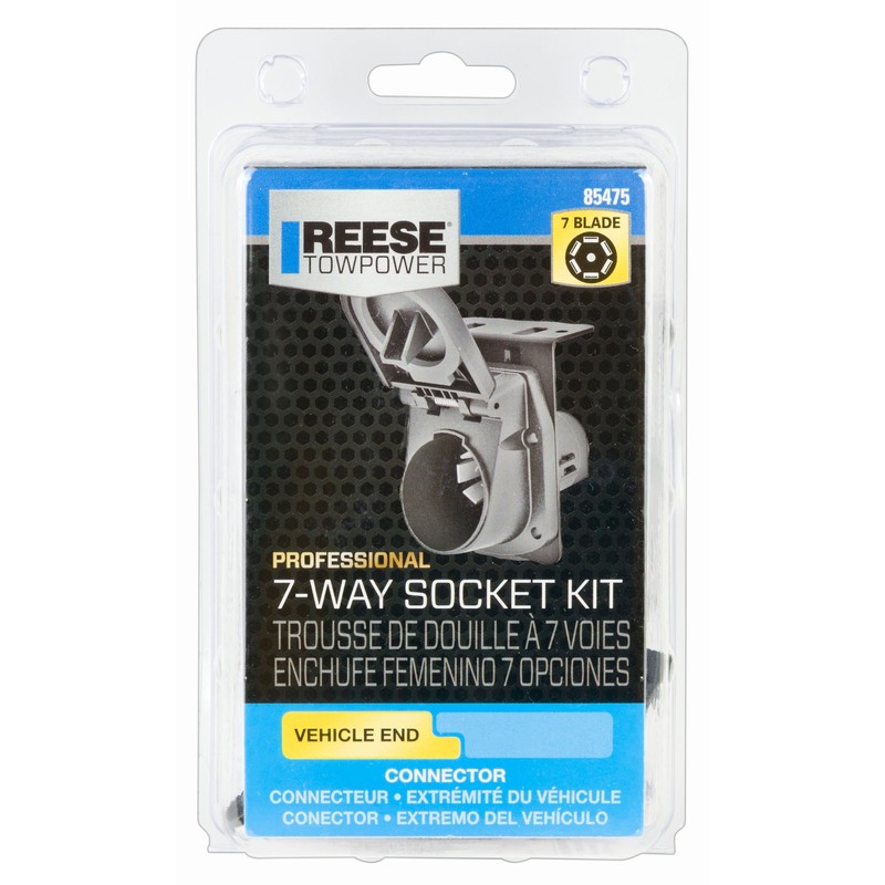 Reese Towpower 85475 Professional Series 7-Way Blade Vehicle End Connector,Regular