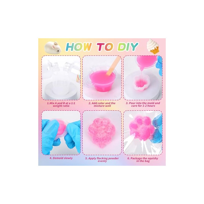 Taba Squishy Kit - 18OZ Rubber Kit with Guided, No