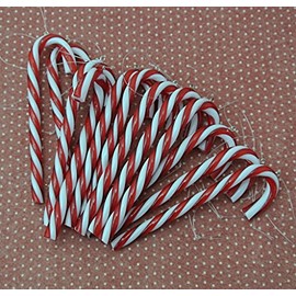 Gisela Graham Christmas Box of 12 Candy Canes Tree Decorations by Gisela Graham