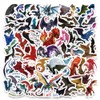 50 Pcs Dragon Stickers,Dragon Graffiti Stickers,Vinyl Waterproof Sticker for Kids