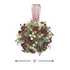 Kissing Krystals 5in Mistletoe Ornament - Acrylic - Holly Kissed