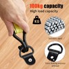 JSMTKJ Pack of 20 Lashing Eyelets D-Ring, D Ring Lashing