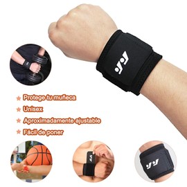 Muñequeras de Soporte, 2 pack Muñequera Deportivas Transpirable, Brinda Soporte para Muñeca para Gimnasio y Levantamiento de Pesas, Ajustable Muñequera para Hombres y Mujeres