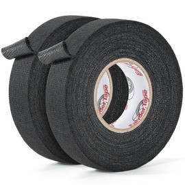 Ealyder Tape 2 Rolls Wire Harness Tape 3/4 Inch x 56 FT, High Temp Wiring Loom Harness Electrical Tape, Self-Adhesive Felt Cloth Wrap for Automotive Engines, Cable Protection and Noise Dampening
