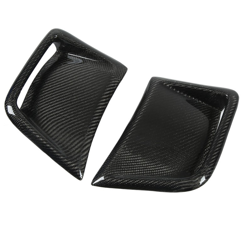 Carbon Fiber Front Bumper Side Vent Cover Replacement for STI