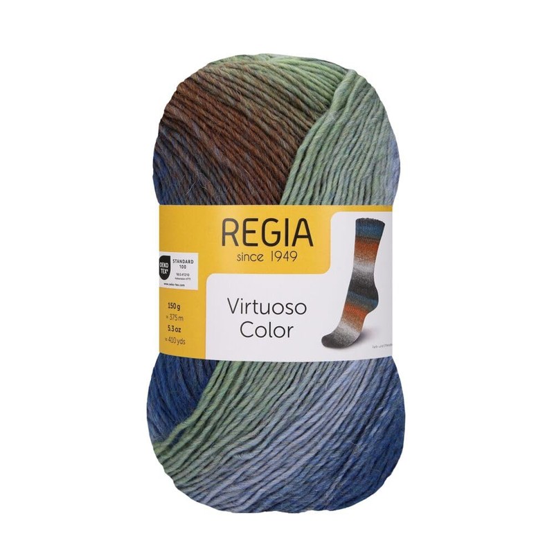 Regia Sock Wool - 6 Thread - Colour Colours -