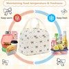 EurCross Chic Butterfly Bow Insulated Lunch Bag for Girls, Perfect