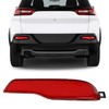 Saihisday Rear Bumper Reflector Red Lens Replacement for Jeep Cherokee
