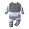 Tearfuty Newborn Baby Boy Rompers Cotton One Piece Jumpsuit Long