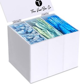 The Flow Box Co. Tampon Organizer for Bathroom _ Bathroom Accessories Organizer _ Tampon Holder for Bathroom _ Feminine Product Organizer _ Pad Organizer for Bathroom _ Tampon Case _ Tampon Organizer