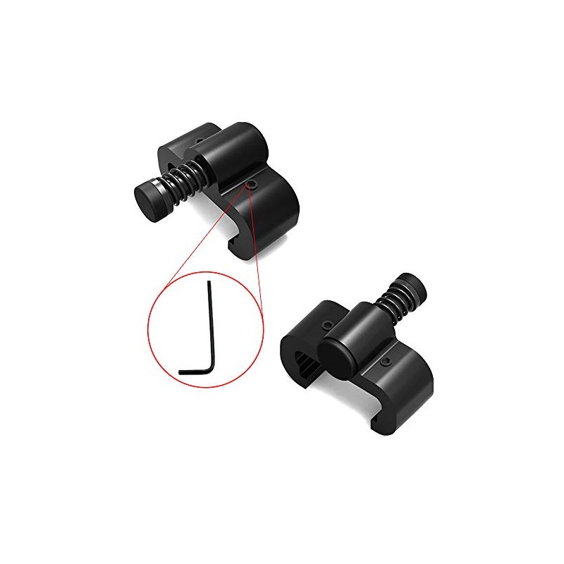 Sliding Barn Door Stopper Rail Stop for Single or Double