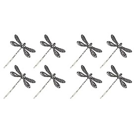 LALAFINA 8 Pinzas para El Cabello con Forma de Libélula, Estilo Francés Vintage. Ideales para Peinar El Cabello, Como Horquillas, Pasadores Y Accesorios para El Cabello. Perfectas para Bodas, Niñas Y