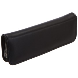 Pelikan Nappa Leather 2-Pen Case, Black, 1 Each (958017)