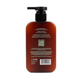 THM Repairing Shampoo – Strengthens & Restores with Silk Amino Acids, Bamboo Extract & Coconut Alkanes – Silicone-Free, Paraben-Free, Frizz-Free, Vegan, Cruelty-Free – 12.5 fl oz