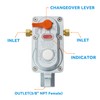 Skyflame 2-Stage Auto Changeover RV Propane Regulator, Dual Propane Tank