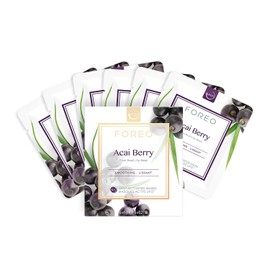 FOREO Tratamiento de mascarilla activada por OVNI para antienvejecimiento, bayas de acai, 0.21 onzas, paquete de 6