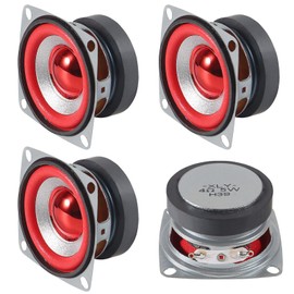 DWEII 4 Pack 4Ohm 5W Full Range Audio Speaker Bass Stereo Woofer Loudspeaker Compatible with Arduino