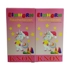 Unicorn Incense Cones with 24 Incense Cones per Pack of 2