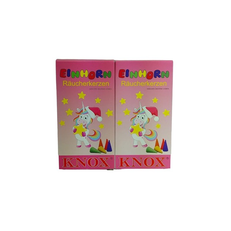 Unicorn Incense Cones with 24 Incense Cones per Pack of