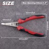 LEONTOOL 8 Inch Bent Nose Lock Ring Pliers for Transmission,