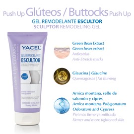 Yacel Buttocks Push Up: Lifts, Shapes and Reduces Stretch Marks on Glutes: Firmer and Upright Glutes: Suitable for Pregnancy and Breastfeeding: 200ml