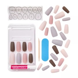 Kiss Kit Uñas Postizas Kiss Voguish Fantasy Chillout Multicolor