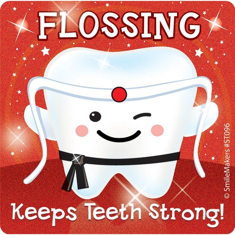 Glitter Teeth Stickers - Prizes and Giveaways - 75 per