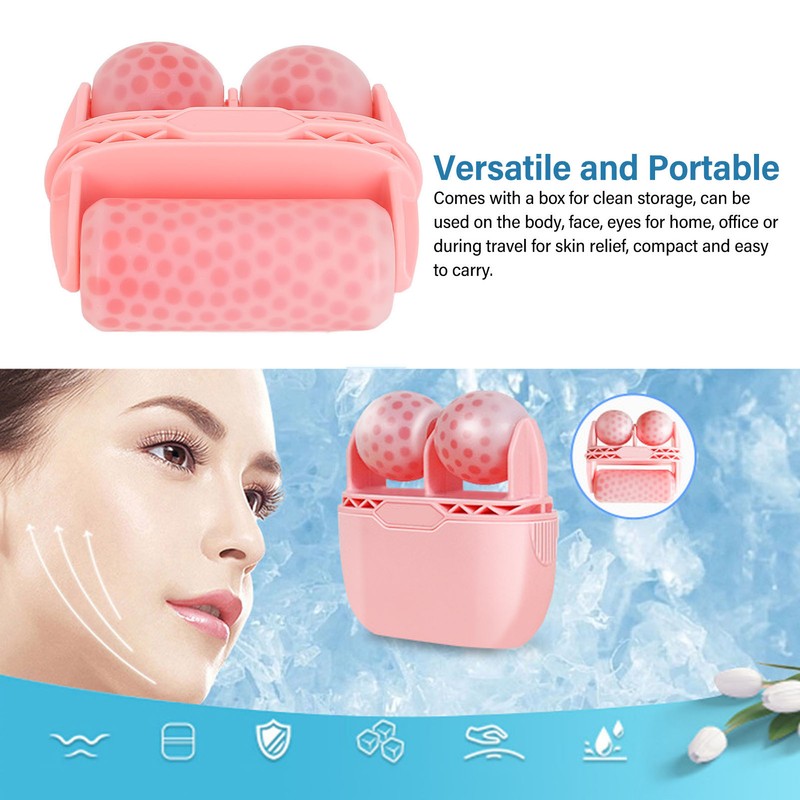 Ice Roller Double Ended Cold Compress Absorption Promotion Compact Ice