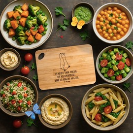 Mr. & Mrs. Panda Bamboo Chopping Board Penguin Marching Gift Serving Board Penguins Walking Sister Wooden Board