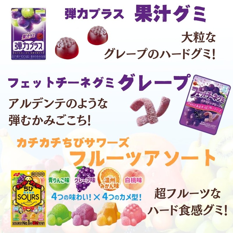ハードグミ 13種 詰め合わせ セット フルーツ味 グレープ味 コーラ味 ドリンク系 グミ 果汁