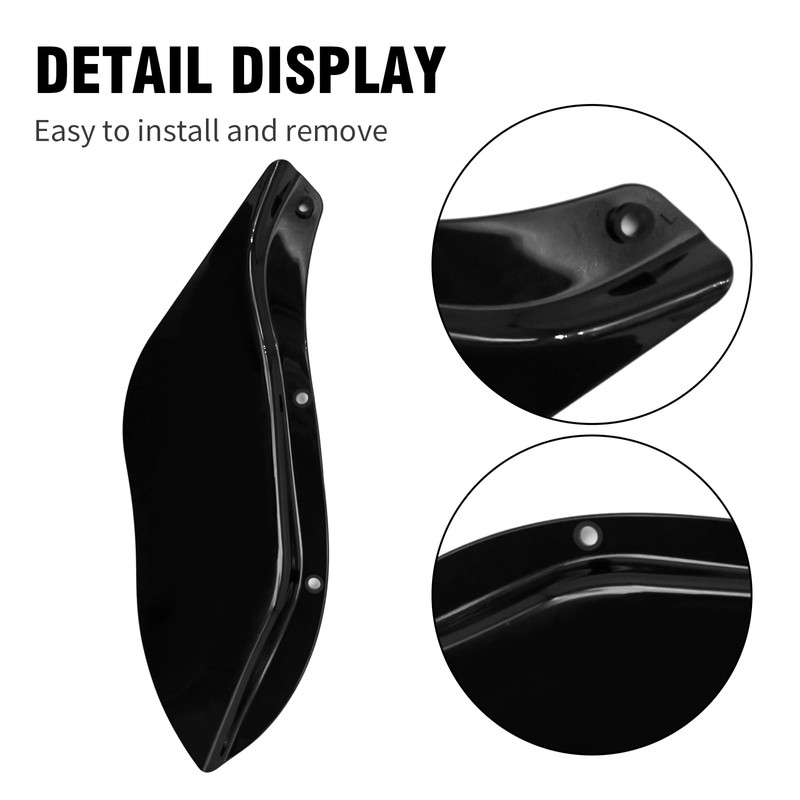 ZUDKSUY Fairing Air Deflectors Kit, Side Wings Windshield Adjustable Wind